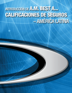 Introducción de AM Best a Calificaciones de Seguros – América Latina