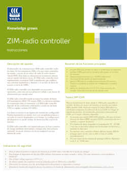 ZIM-radio controller - ZIM Plant Technology