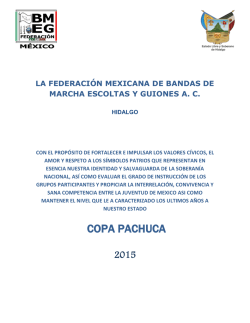 COPA PACHUCA - federación mexicana de bandas de marcha