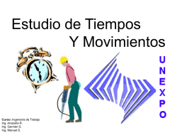 PDF Estudio de Tiempos Y Movimientos