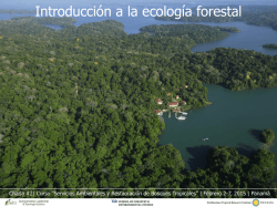 Introducción a la ecología forestal