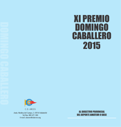 PREMIO DOMINGO CABALLERO XI.indd