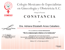 Dra. Adriana Elizabeth Arceo Caballero