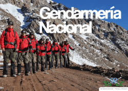 Suplemento Alta Montaña - Gendarmería Nacional Argentina
