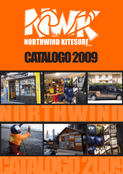 CATALOGO 2009 - Northwind Kitesurf