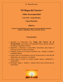 Invitacion taller El Mapa del Tesoro (PDF descargable)