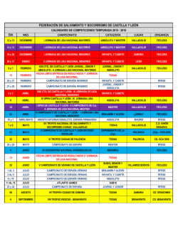 Calendario Clubes - act 26-11-2015