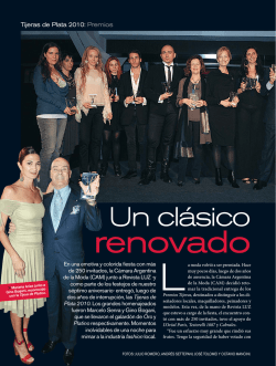 Prensa - Camara Argentina de la Moda