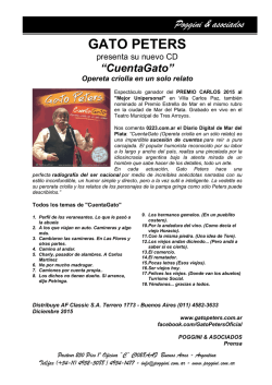 Gacetilla CD "CuentaGato"