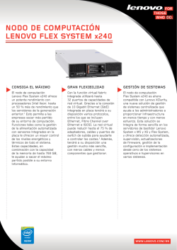 Nodo de computación Lenovo Flex System x240