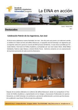 Enero- Marzo 2015 - Universidad de Zaragoza