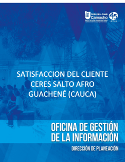 Informe Encuesta Satisfacción Ceres Salto Afro I-2015