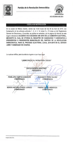 acuerdo acu-cecen/04/ 406 /2015 de la comisión electoral