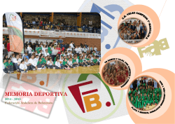 MEMORIA DEPORTIVA - Federación Andaluza de Baloncesto