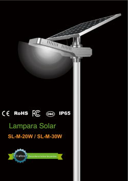lampara solar 20w y 30w nuevo modelo!