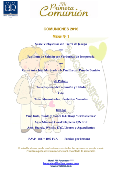 COMUNIONES 2016