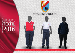 Manual Textil 2016 - Colegio Cristo Rey