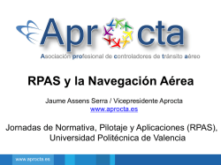 RPAS y la Navegación Aérea - Universidad Politécnica de Valencia