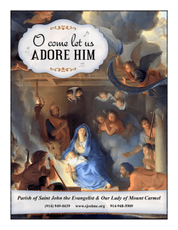 december 15, 2015 - Our Lady of Mount Carmel