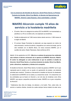Makro Alcorcón cumple 10 años de servicio a la hostelería
