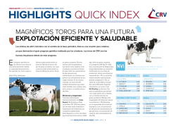 Highlights Quick Index Abril 2015