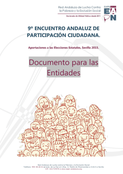 9º Encuentro Andaluz de Participación Ciudadana - EAPN