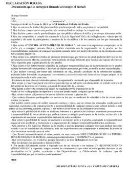 Documento: Declaracion Jurada - Global