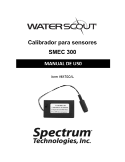 Calibrador para sensores SMEC 300