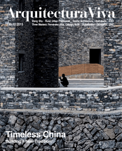 Arquitectura Viva 180_Timeless China