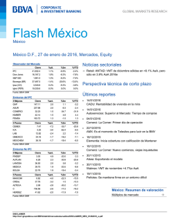 Flash Diario México 27.01.2016