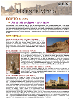 EGIPTO 8 Días