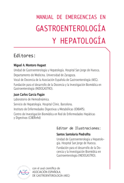 GASTROENTEROLOGíA Y HEPATOLOGíA