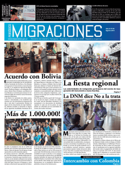 diario - Dirección Nacional de Migraciones