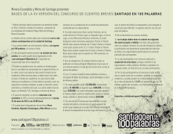 Descargar Bases en PDF - Santiago en 100 palabras