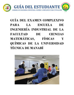 GUÍA DEL ESTUDIANTE - Universidad Técnica de Manabí