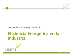 Eficiencia Energética en la Industria