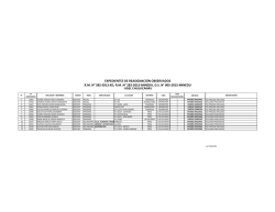 expedientes de reasignación observados rm n° 582-2013