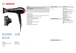 Bosch PHD7962DI Secador de cabello profesional