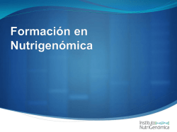 Curso Online Nutrigenómica Oferta