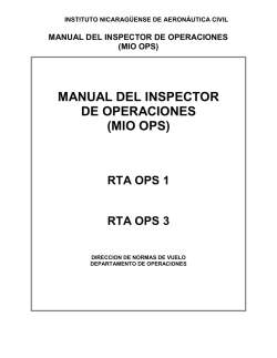 MANUAL DEL INSPECTOR DE OPERACIONES (MIO OPS)