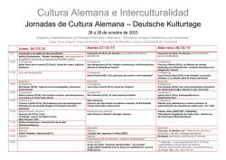 Programa - Universidad de Valladolid