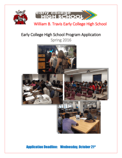 William B. Travis Early College High School Early College High