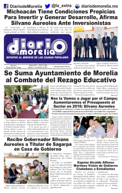 Se Suma Ayuntamiento de Morelia al Combate del