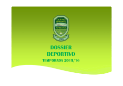 DOSSIER CDEPPFS - Club Deportivo El Palo Pedregalejo Futbol Sala