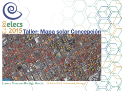 Taller: Mapa solar Concepción - Departamento de Engenharia Civil