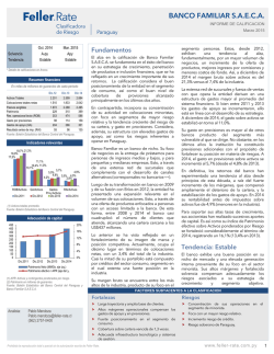 Informe Banco Familiar - 2015 03