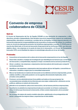Convenio de empresa colaboradora de CESUR - CESUR