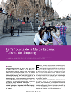 La “s” oculta de la Marca España: Turismo de shopping