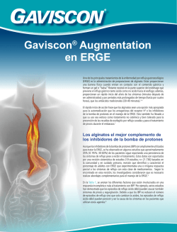 Gaviscon® Augmentation en ERGE