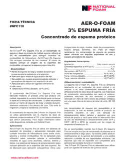 AER-O-FOAM 3% ESPUMA FRÍA